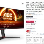 AOC CU34G2XPD/BK 34'' Monitor on amazon.de
